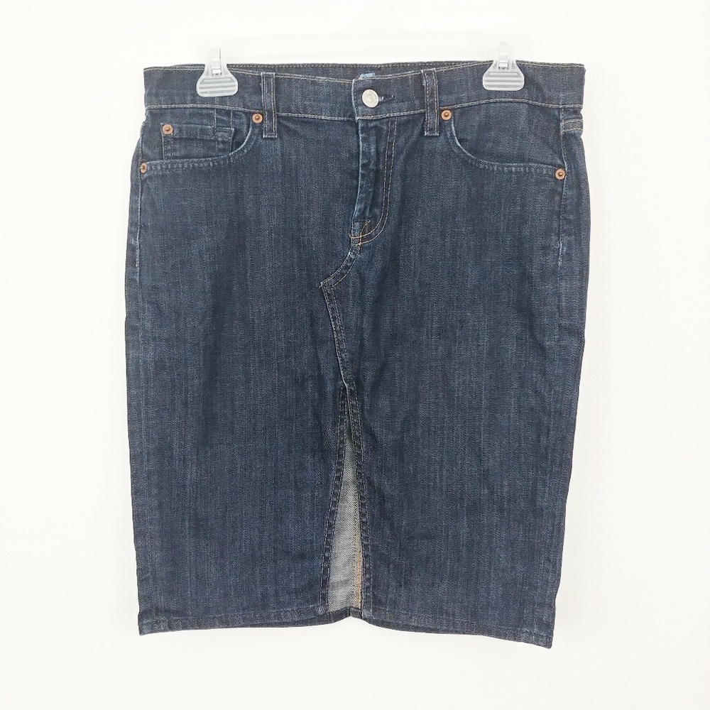 7 For All Mankind Roxy Jean Skirt